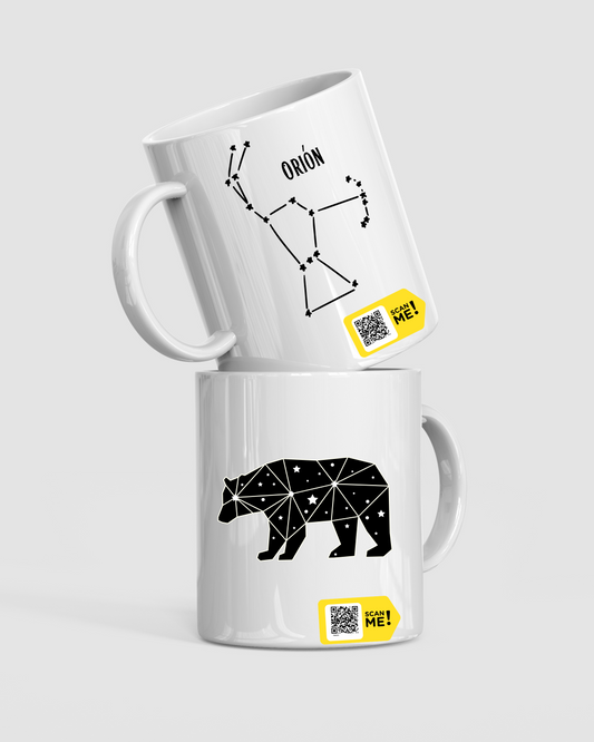 Tazas PACK X 2 'Constelación Orión y Osa'